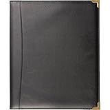 Protec Leatherette Deluxed Padded Sheet Music Folder with Brass Corners, Model F2BK