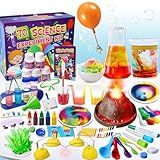 UNGLINGA 70 Lab Experiments Science Kits for Kids Educational Scientist Toys Birthday Gifts Idea for Girls Boys, Chemistry Set, Erupting Volcano, Fruit Circuits, S.T.E.M Activities Science Project
