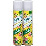 Batiste Dry Shampoo, Tropical Fragrance, Refresh Hair and Absorb Oil Between Washes, Waterless Shampoo for Added Hair Texture and Body, 6.73 OZ Dry Shampoo Bottle pack of 2
