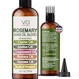 Blend Of Pure Rosemary Oil For Hair Growth 6 Fl Oz With Castor, Batana Oil