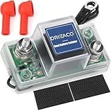 Drieaco Battery Isolator 12V, Universal Smart Dual Battery Isolator Kit Fit for UTV ATV RV Car Motorcycle Boat Golf Cart Can-Am Polaris Jeep Truck Tractor Accessories, Not Fit Lithium Batteries