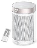 DREO Space Heater, Portable Electric Heaters for Indoor Use with Thermostat and Remote, 2024 Upgraded, Digital Display, 12H Timer, 5 Mode, 1500W PTC Ceramic Fast Safety Heat for Office Bedroom Home