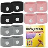 HIONXMGA 6 Pairs Motion Sickness Bands, Natural Acupressure Wristbands