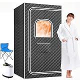 Portable Sauna Box for Home, Personal Sauna Tent for Relaxation, Indoor Steam Sauna Room with 3L/1200W Steamer, Steam Room for Adults, XXL Portable Sauna Personal Sauna Box Sauna Tent Home Sauna