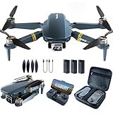 4K Drone with Camera 2650 ft Long Range 84 min Flight Time Super Endurance Foldable Drone with Camera for Beginners, WiFi FPV Quadcopter, Brushless Motor, Auto Hover, Follow Me (3 Batteries)