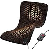 UTK 30s Fast Heating Pad, 3X Deeper Pain Relief Far Infrared Heating Pad for Back & Cramps, 8 Heat Setting, 4H Auto Off, FSA-HSA Eligible, Adjustable Strap, Machine Washable, Women Men Gifts12 x 24"