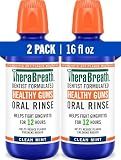 TheraBreath Healthy Gums Oral Rinse, Clean Mint, 16 fl oz, 2-Pack