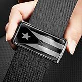CLHMY 2PCS Puerto Rico Flag Car Seatbelt Adjuster car Universal Car Seat Belt Pads Cover for More Comfortable Driving, Seat Belt Shoulder Strap