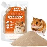 FUFUZOOIE Hamster Bath Sand, 18oz Natural Desert Sand for Gerbil & Syrian Mice, Brown