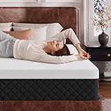 Queen Memory Foam Mattress, 12" Extra Firm Cooling Gel Compressed Mattress, Enhanced Spinal Support & Pressure Relief, Motion Isolation, Fiberglass-Free, CertiPUR-US Certified, 365-Night Trial