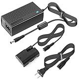 Kimaru LP-E6NH Dummy Battery ACK-E6 AC Power Adapter DR-E6 DC Coupler Kit for Canon EOS R5 R5C R6 R6II R7 R, 90D 80D 70D 60D 60Da, 5D Mark IV III II, 5Ds 5DsR, 6D 6DII 7D 7DII Cameras