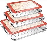 M MCIRCO Baking Sheet with Cooling Rack, Baking Mat Set, Set of 9