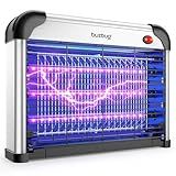 Buzbug LED Bug Zapper Indoor, 3800V High-Voltage, 3 LED Bulbs Up to 50,000 Hours, Electric Mosquito Zapper, Fly Trap Mosquito Trap, Fly Killer Fly Zapper -MA009