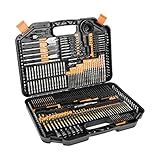 EnerTwist Drill Bit Set, 246-Pieces Drill Bits and Driver Set for Wood Metal Cement Drilling and Screw Driving, Full Combo Kit Assorted in Plastic Carrying Case, ET-DBA-246