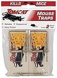 Tomcat Mouse Traps (Wooden), Inexpensive, Effective Way to Catch Mice in the Home, 2 Traps