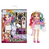 Rainbow High Creative Crystals Amaya - Rainbow 11” Fashion Doll with Crystal Accessory Make It Kit, Ring for You, DIY, Crafts, Resin Play, Kids Gift 8+