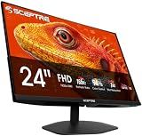 New! Sceptre 24-inch Prime Gaming Monitor DisplayPort x2 165Hz HDMI x2 165Hz Build-in Speakers, Machine Black 2027 (E248B-FW165T Series)