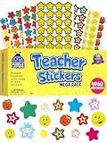 PURPLE LADYBUG Teacher Stickers for Students - 4960 Reward Stickers for Kids Classroom Supplies, Teacher Must-Haves for Classroom Reward Charts, Star, Back to School Gift