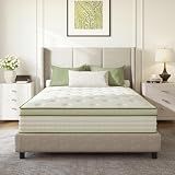 Emerspring Twin XL Mattress 12 Inch Hybrid Memory Foam Mattress in a Box with Individual Pocket Innerspring for Motion Isolation & Pressure Relief, Edge Support, Medium Firm