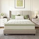 Emerspring Queen Mattress, 12 Inch Innerspring Queen Size Hybrid Mattress with Individually Pocket Innerspring for Cool Motion Isolation & Silent Sleep, Pressure Relief, Edge Support, Medium Firm