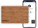 Digital Business Card - Tap, Share, Connect - No App Required - Android & Smart Phone - Wood Sapele