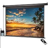 Auto Motorized Projector Screen with Remote Control, 120 inch, 4:3 Ratio
