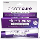 Cicatricure Advanced Scar Gel for Face & Body - Proven Results in 2 Weeks, Scar Treatment for Surgical Scars, Stretch Marks, Scars of Burns and Injuries, Acne Scar Treatment, 1 oz (28 g)