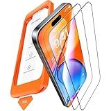 UltraGlass Unbreak Top 9H+ Glass for iPhone 16 Pro Screen Protector 6.3" (12FT Military Grade Shatterproof) Screen Protector 16 Pro Tempered Glass (Longest Durable) Full Coverage 16Pro, 2 Pack