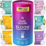 Body Restore Shower Steamers Aromatherapy 6 Pack – Valentines Day Gifts for Her and Him, Birthday Gifts for Women and Men, Relaxation, Stress Relief, Self Care – Bloom