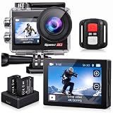 Hiicam 4K Action Camera 20MP Touch Screen WiFi EIS 131FT Waterproof