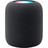 Apple HomePod Smart Speaker 2nd Generation, Siri Speaker + Power Cable + Apple 1 Year Limited Warranty (Midnight)