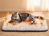 Self Warming Cat Bed, 2.0 Upgraded Thermal Mat for Indoor Cats, 15 x 19 In