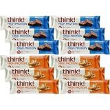 High Protein Bars, Pack of 12 - Brownie Crunch and Peanut Butter Protein Bars 6 of Each, Ideal for Fitness Enthusiasts, Perfect for Sharing, Snacking or sharing with your Loved Ones