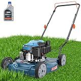 SENIX 20" Gas Lawn Mower, 144 cc Gas Powered Lawnmower, 4-Cycle Engine Walk-Behind Push Lawn Mowers, 3 Cutting Height, Lightweight,for Garden Yard