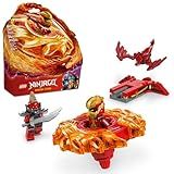 LEGO NINJAGO Kai's Dragon Spinjitzu Spinner - Spinning Blade Battle Building Toy for Kids, Boys and Girls, Ages 6+ - with 2 Minifigures - Gift Idea for Birthdays - 71823
