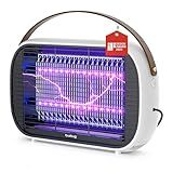 Buzbug LED Bug Zapper Indoor, 10 Years Lifespan Lamp Sustainable Less Power, Durable High-Voltage Electric Mosquito Zapper, Fly Trap Mosquito Trap, Fly Killer -MA015B