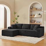 103" L Shaped Boneless Couches Cloud Sectional Sofa W/Chaise Lounge