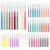 lanjue 100 Pcs Interdental Brushes, 6 Sizes Braces Flossers for Cleaner