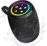 Bluetooth Speaker, Portable Wireless, Powerful Stereo Sound, IPX5 Waterproof, BT5.3, 15H Playtime, TWS Pairing, for Outdoor/Home/Travel/Beach/Shower, Electronics Gadgets, Birthday Gifts for Him Her