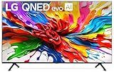 LG 85-Inch Class QNED evo AI QNED92A Series Mini LED 4K Smart TV w/Dolby Atmos, Dolby Vision, HDR10, AI Super Upscaling 4K, Filmmaker Mode, Wow Orchestra, Alexa Built-in (85QNED92AUA, 2025)