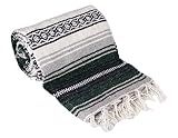 Canyon Creek Mexican Style Falsa Yoga Blanket (Dark Green/Forest)