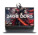 Gaming Laptop with AMD Ryzen 7 H255 (up to 4.9GHz),24GB DDR5 512GB NVMe SSD