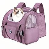 Lollimeow Expandable Large Cat Carrier Backpack, Supports up to 14 lbs