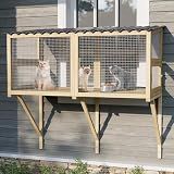 Dephet Cat Catio, Cat Window Perch for Indoor Cats, Cats Enclosure Windows