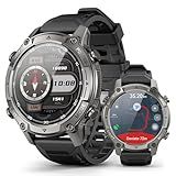 2026 Smart Watch for Men, Standalone GPS & Offline Maps, 5ATM Waterproof, 1.43" AMOLED, 4GB RAM, 178 Sports Modes, Compass, Heart Rate/SpO2/Stress/All-Day Sleep Monitor, Compatible Android iOS Black