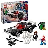 LEGO Marvel Spider-Man vs. Venom Muscle Car Toy - Building Set for Kids, Boys and Girls, Ages 7+ - with Spider-Man, Venom, and Spider-Woman Minifigures - Superhero Gift Idea for Birthday - 76309