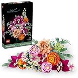 LEGO Botanicals Pretty Pink Flower Bouquet Building Set for Adults - Gifts for Valentines Day for Her- Artificial Flowers for Decor or Table Display - 10342