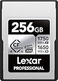 Lexar 256GB Professional CFexpress Type A Silver 4.0 Memory Card, for Photographers, Videographers, Up to max 1750/1650 MB/s, 8K Video (LCAEXS4256G-RNENU)