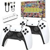 Wireless Retro Game Console,with 20,000+ Games,4k Hdmi Output Game Stick,TV-Connectable Stick,Plug and Retro Play Video Games for Tv.White