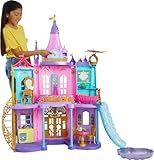 Mattel Disney Princess Toys, Ultimate Castle 4 Ft Tall with Lights & Sounds, 3 Levels, 10 Play Areas and 25+ Furniture & Pieces, Inspired by Disney Movies